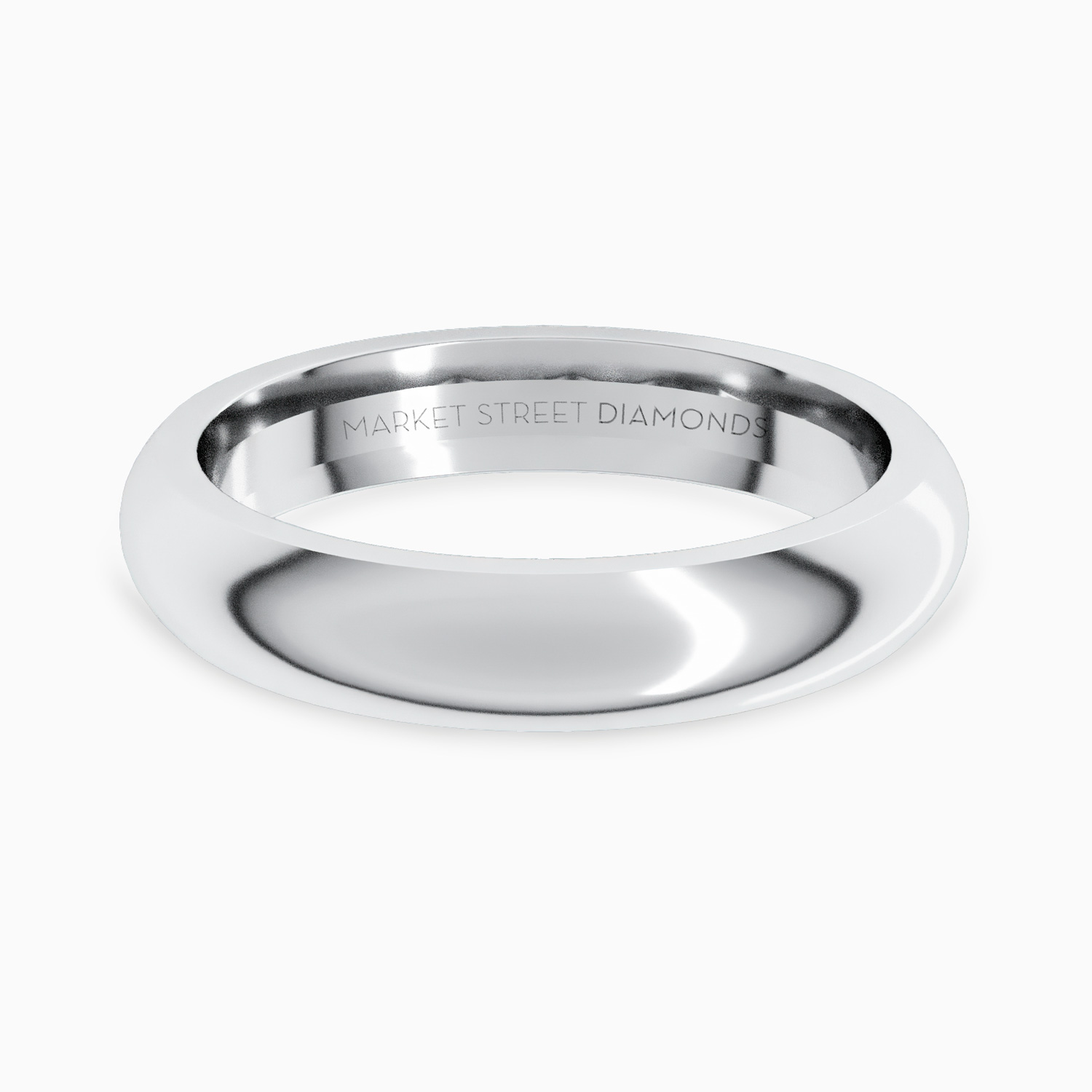 4mm Classic Comfort-Fit Wedding Band, 14k or 18k Gold