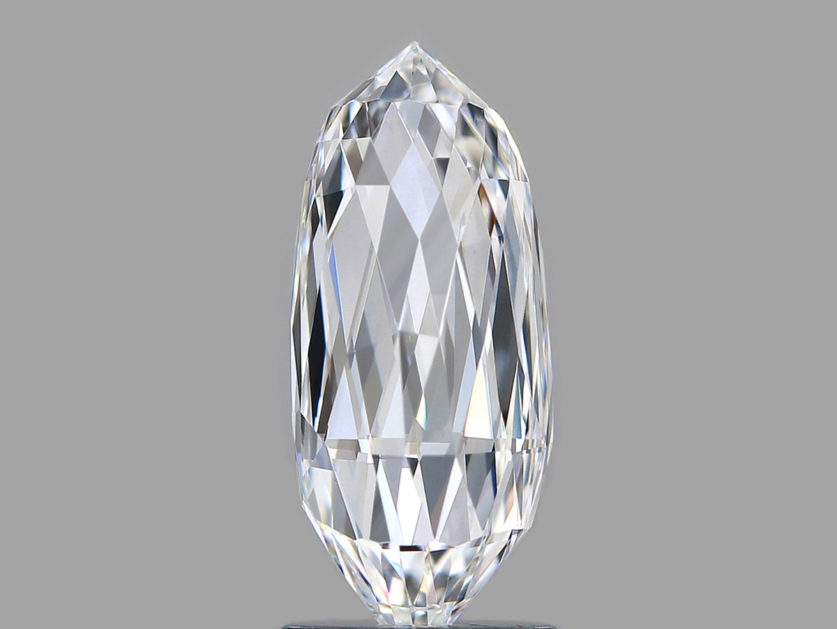 3.00 Carat Briolette Diamond, D, VVS1