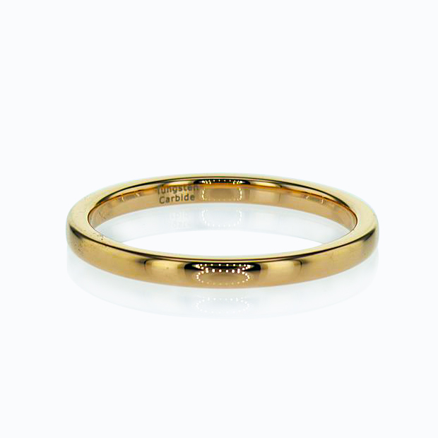 High Polished Tungsten Men's Wedding Band