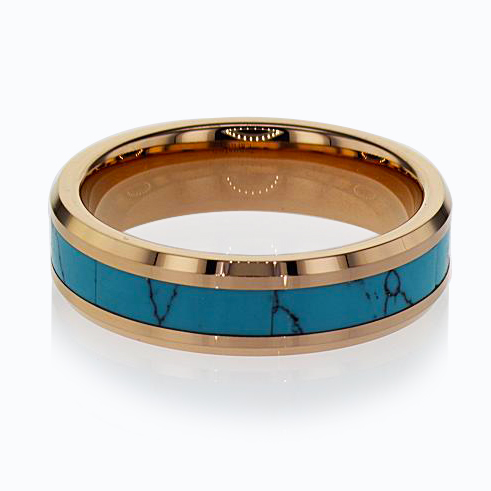 Men's Wedding Band , Tungsten Carbide 6mm