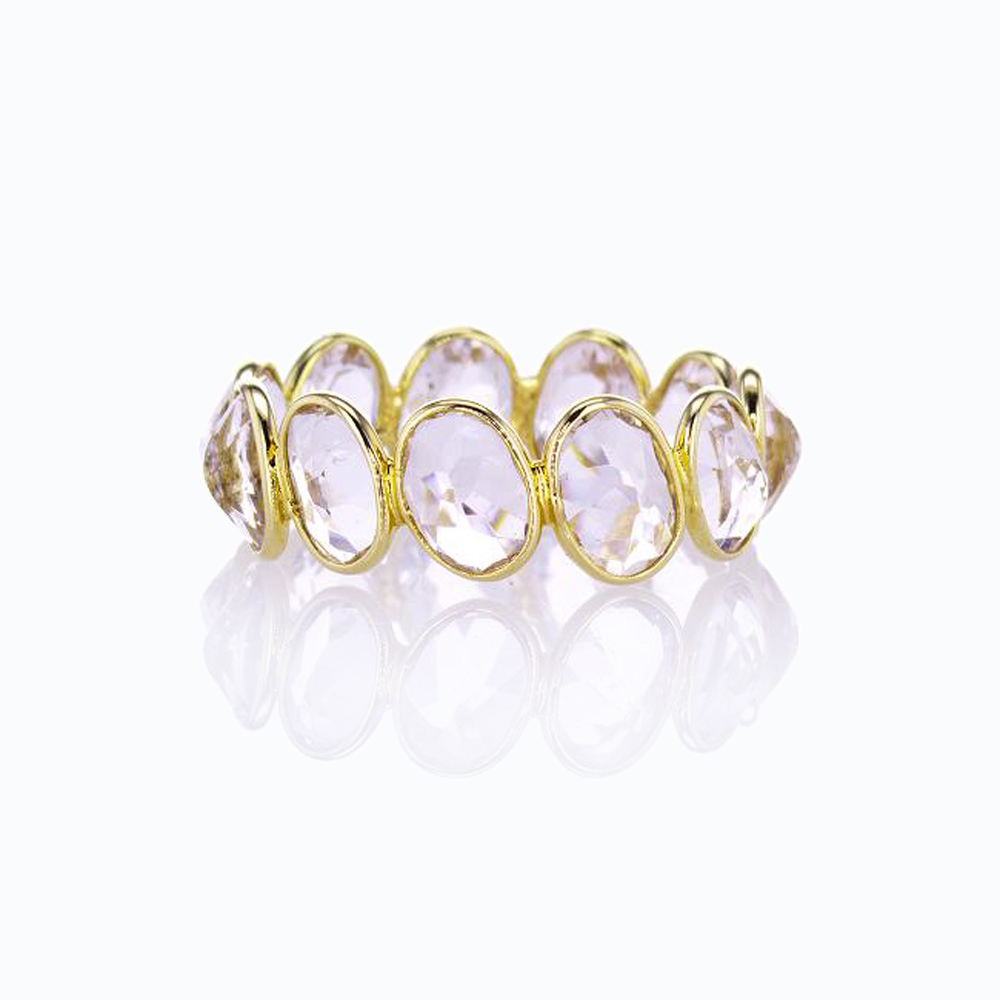 Oval Morganite Eternity Ring