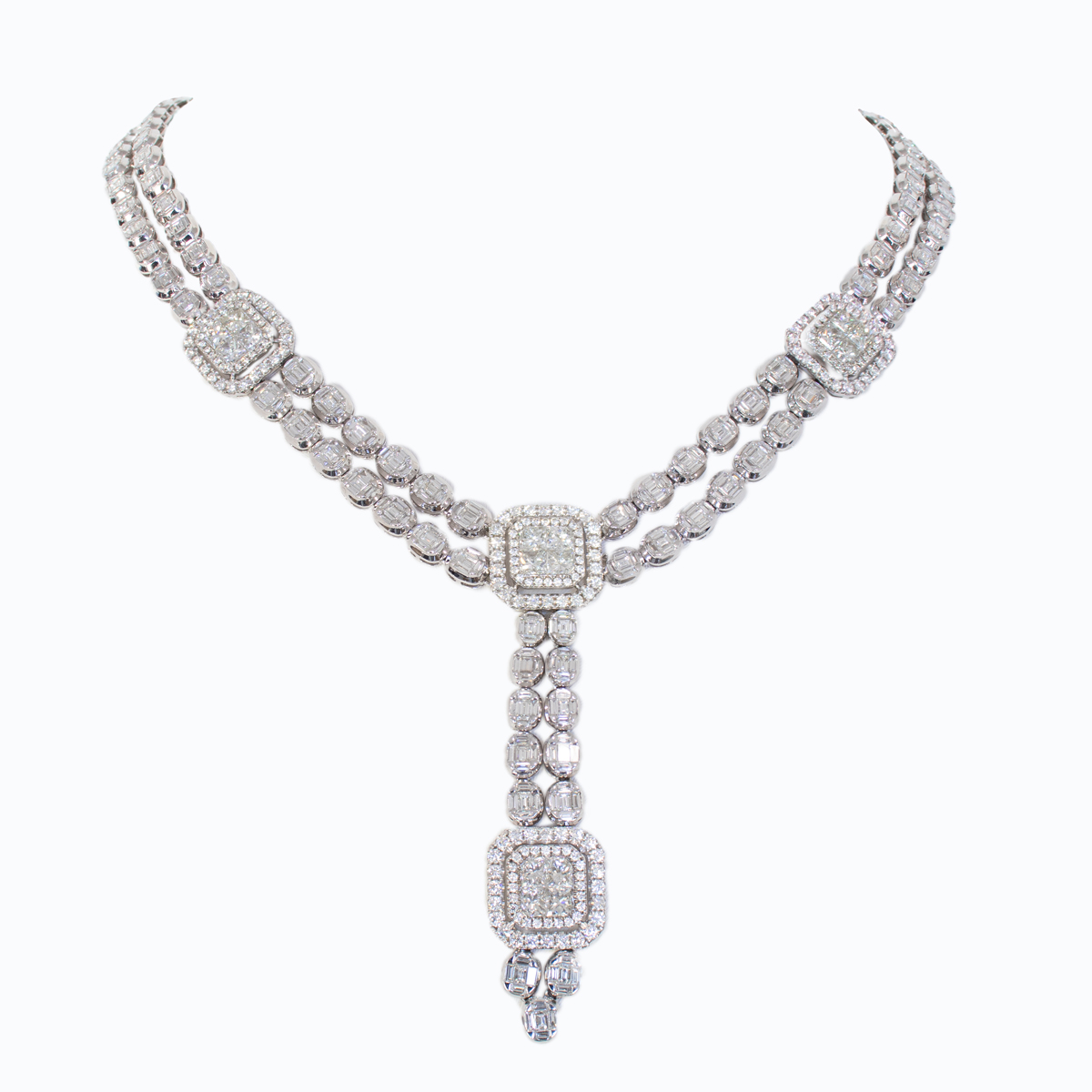 Marie Antoinette Chanel -inspired Diamond Necklace.
