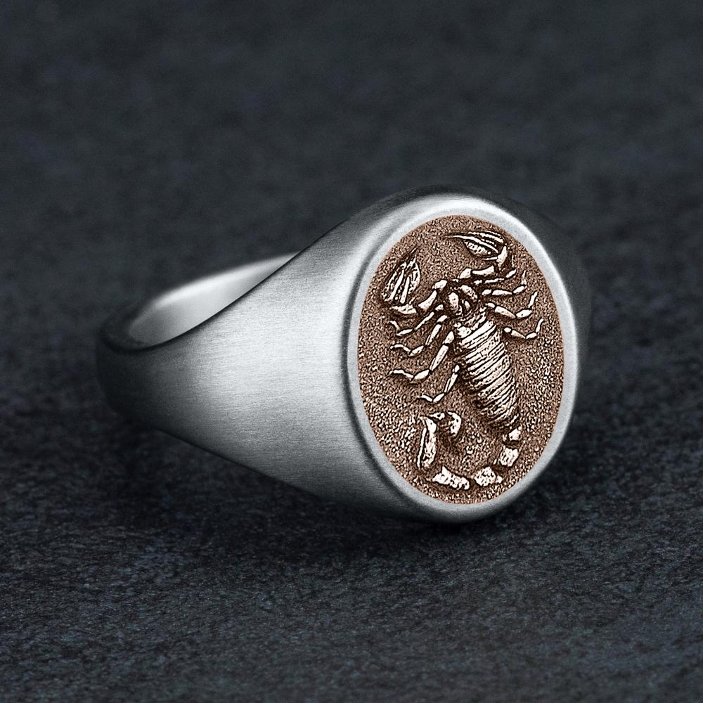 The Scorpio - Customizable Signet Ring