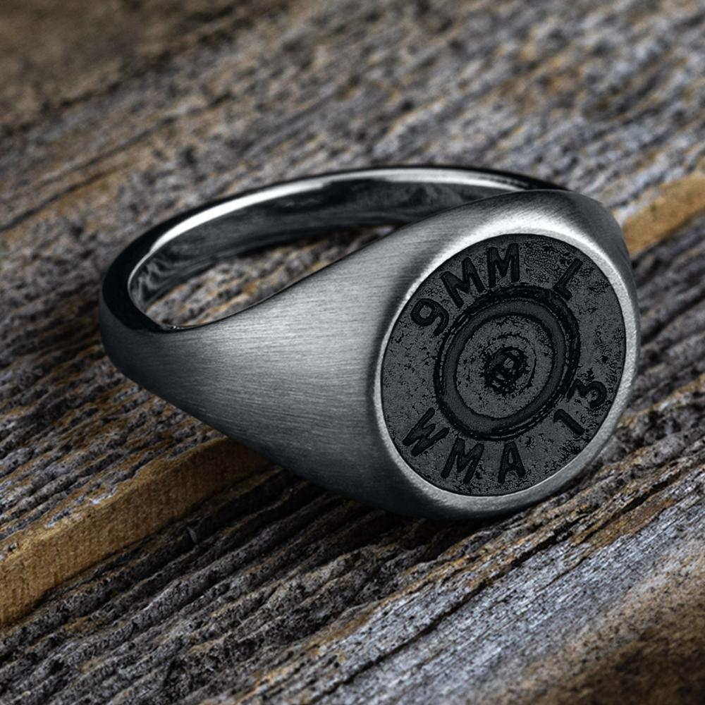 The Trigger - Customizable Signet Ring