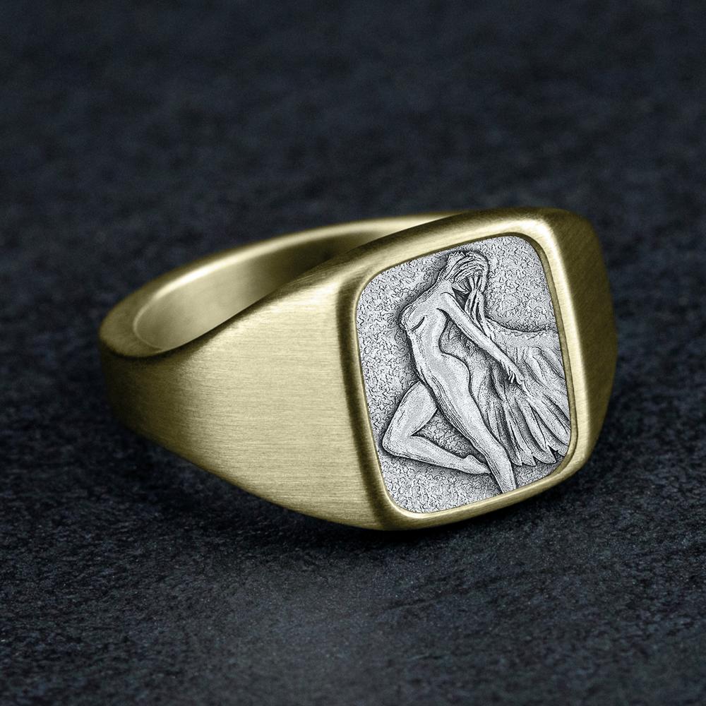 The Virgo - Customizable Signet Ring