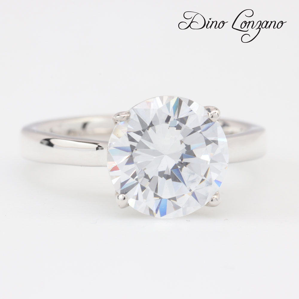 Four-prong classic solitaire engagement ring