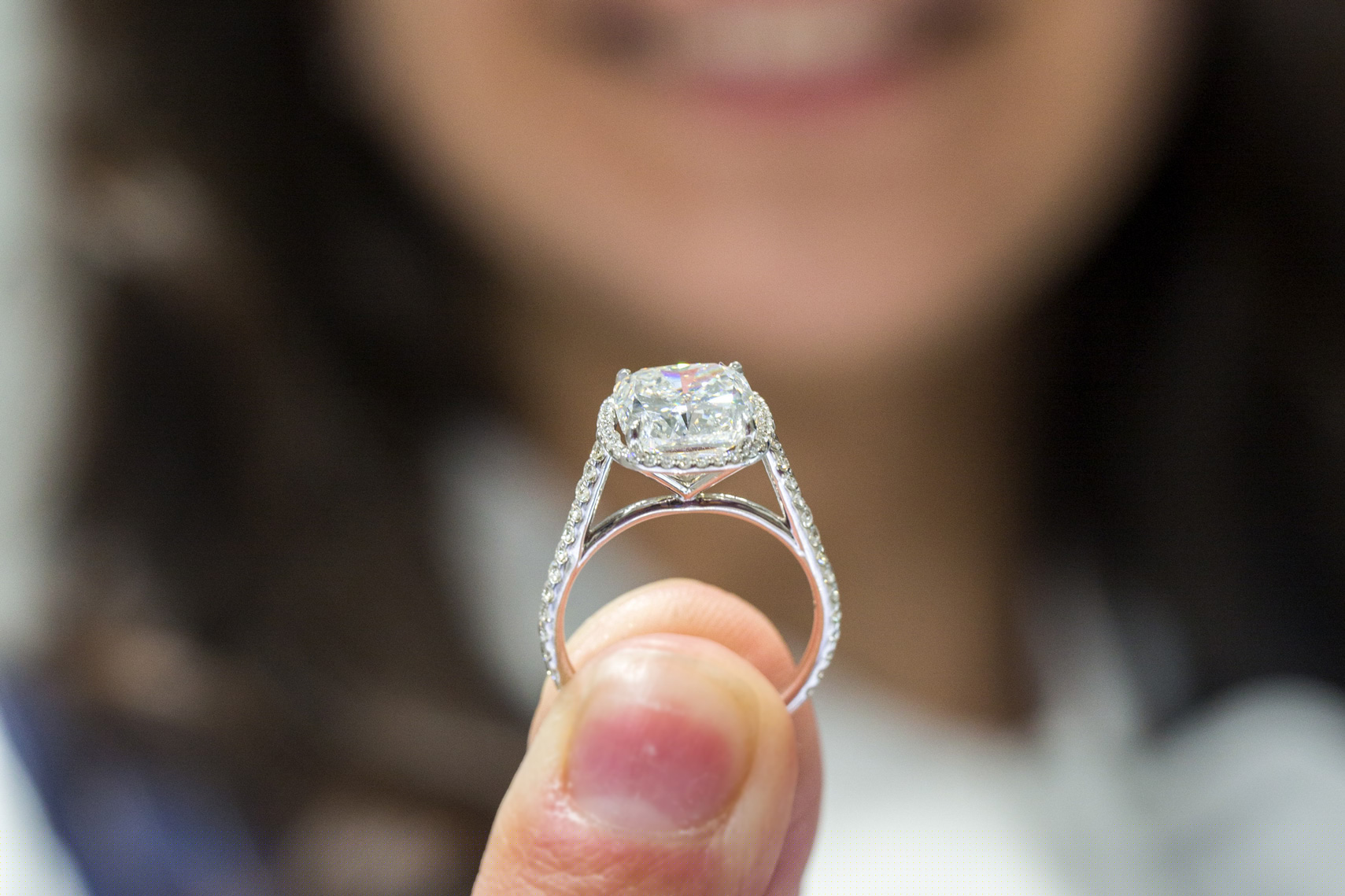 We upkeep your engagement ring with our care and share program 