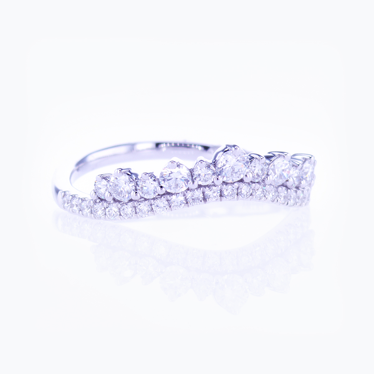 Diamond Stackable Wedding Band