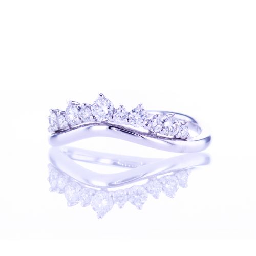 Diamond Stackable Wedding Band