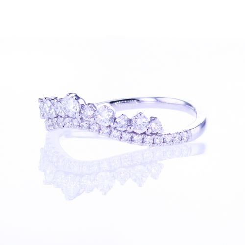 Diamond Stackable Wedding Band