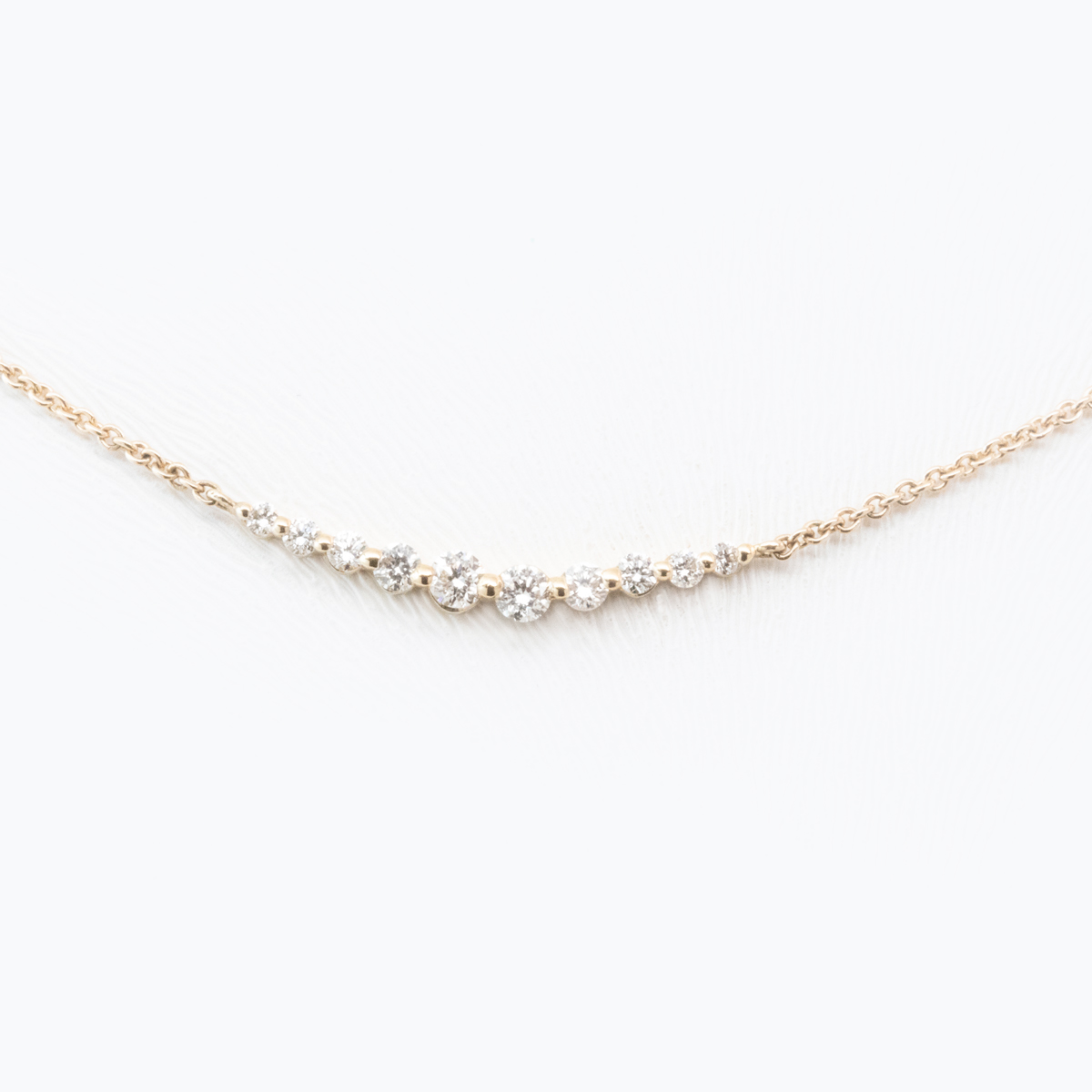 Petite Diamond Curve Necklace