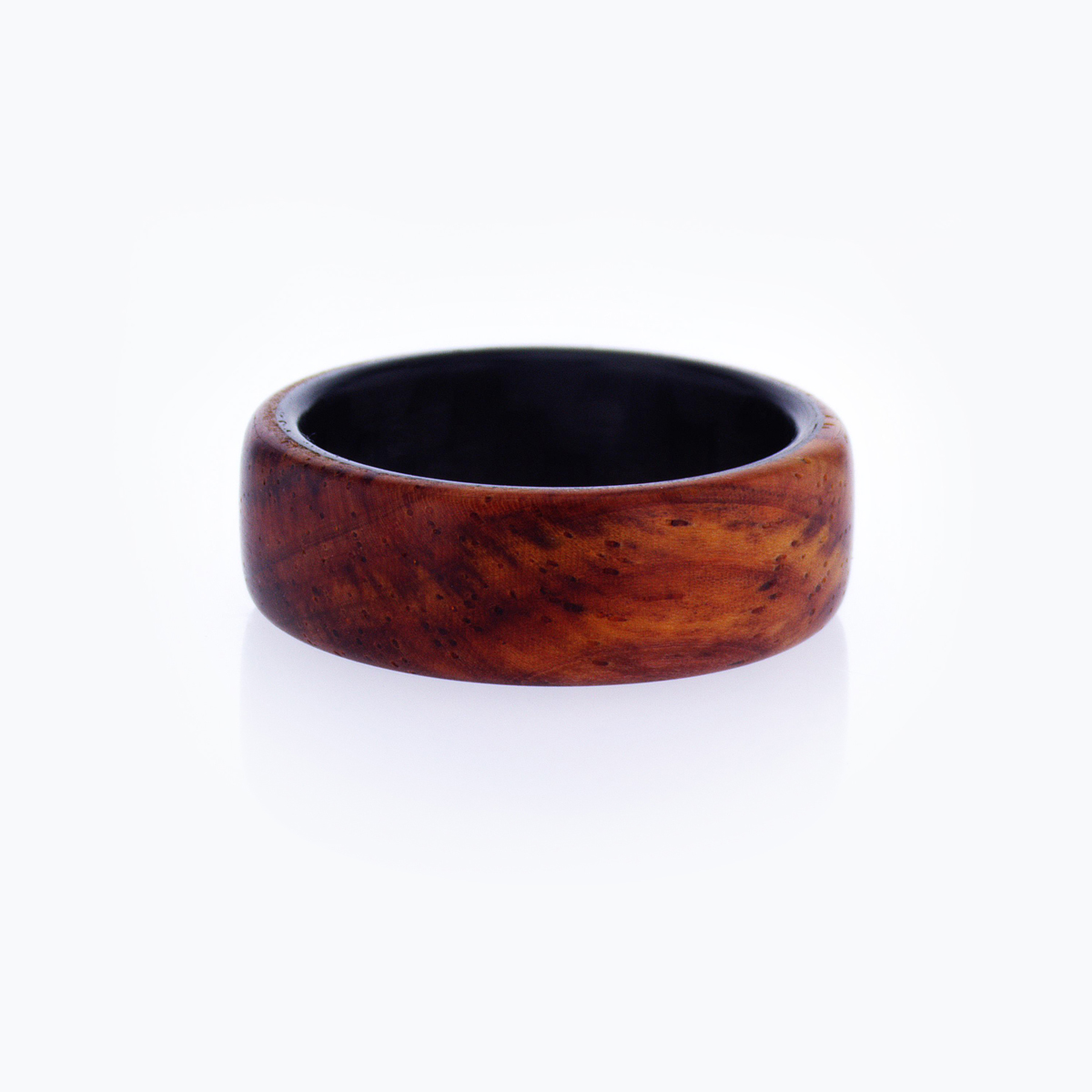 El Jefe Cocobolo Wood Alternative Men's Wedding Band