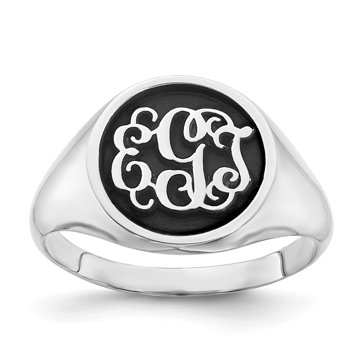 Personalized Vintage-inspired Monogram Ring