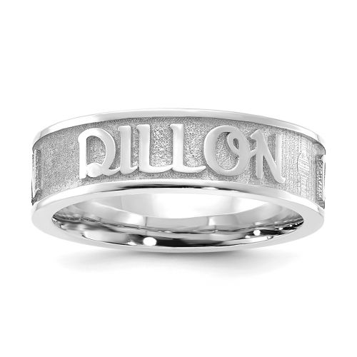 Personalized Name Band Ring