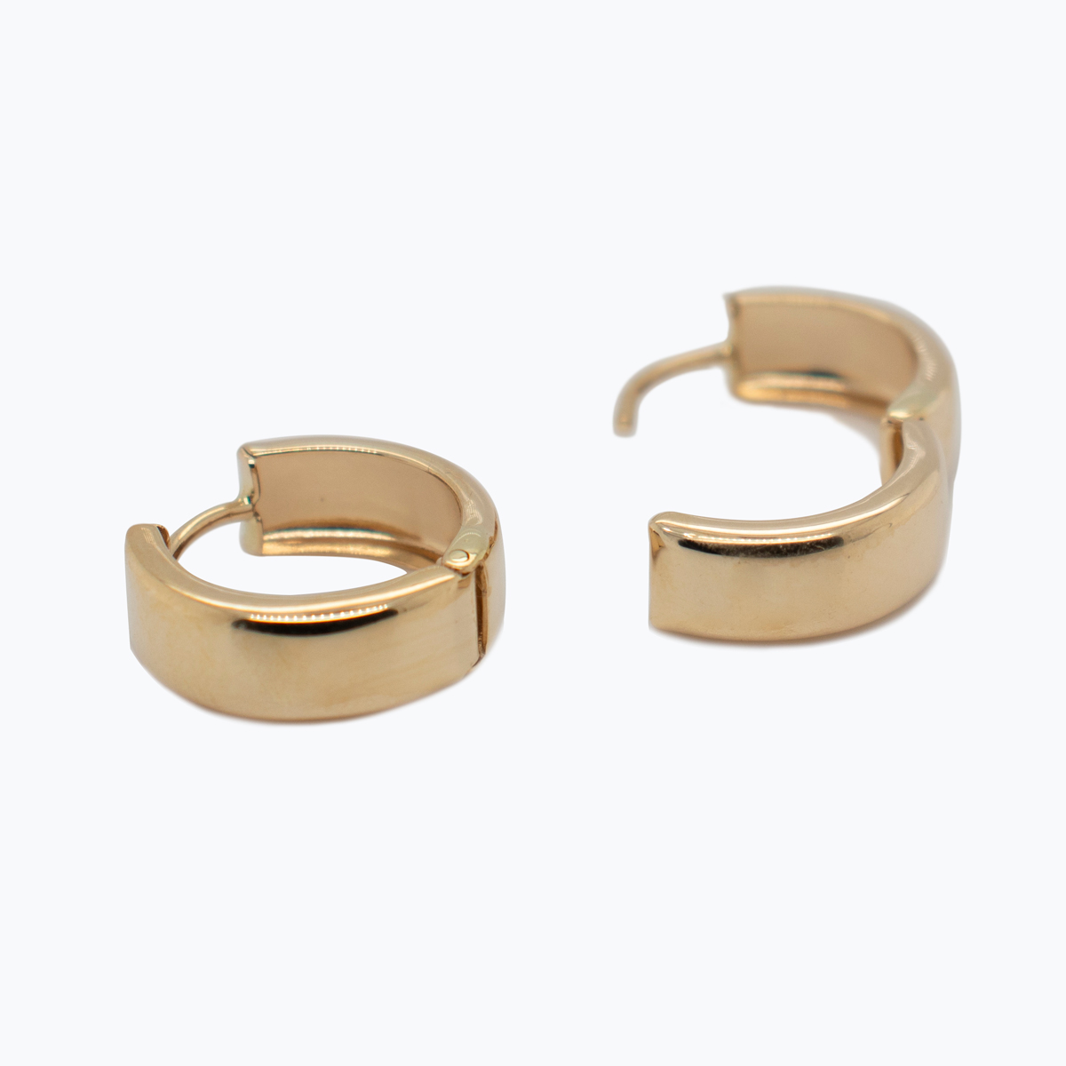 Hong Kong Huggie Hoop  Earrings