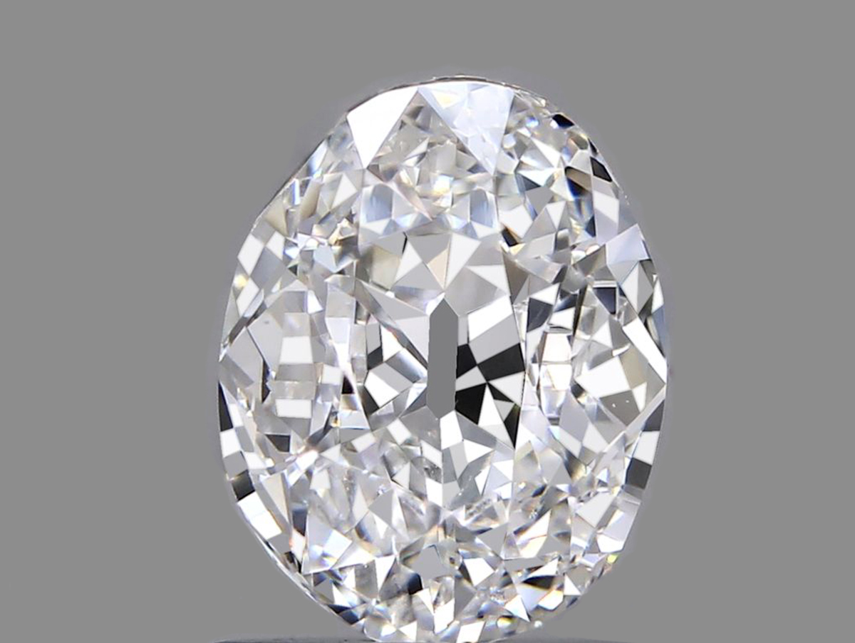 1.00 Carat Old Mine CutDiamond, E, VS1