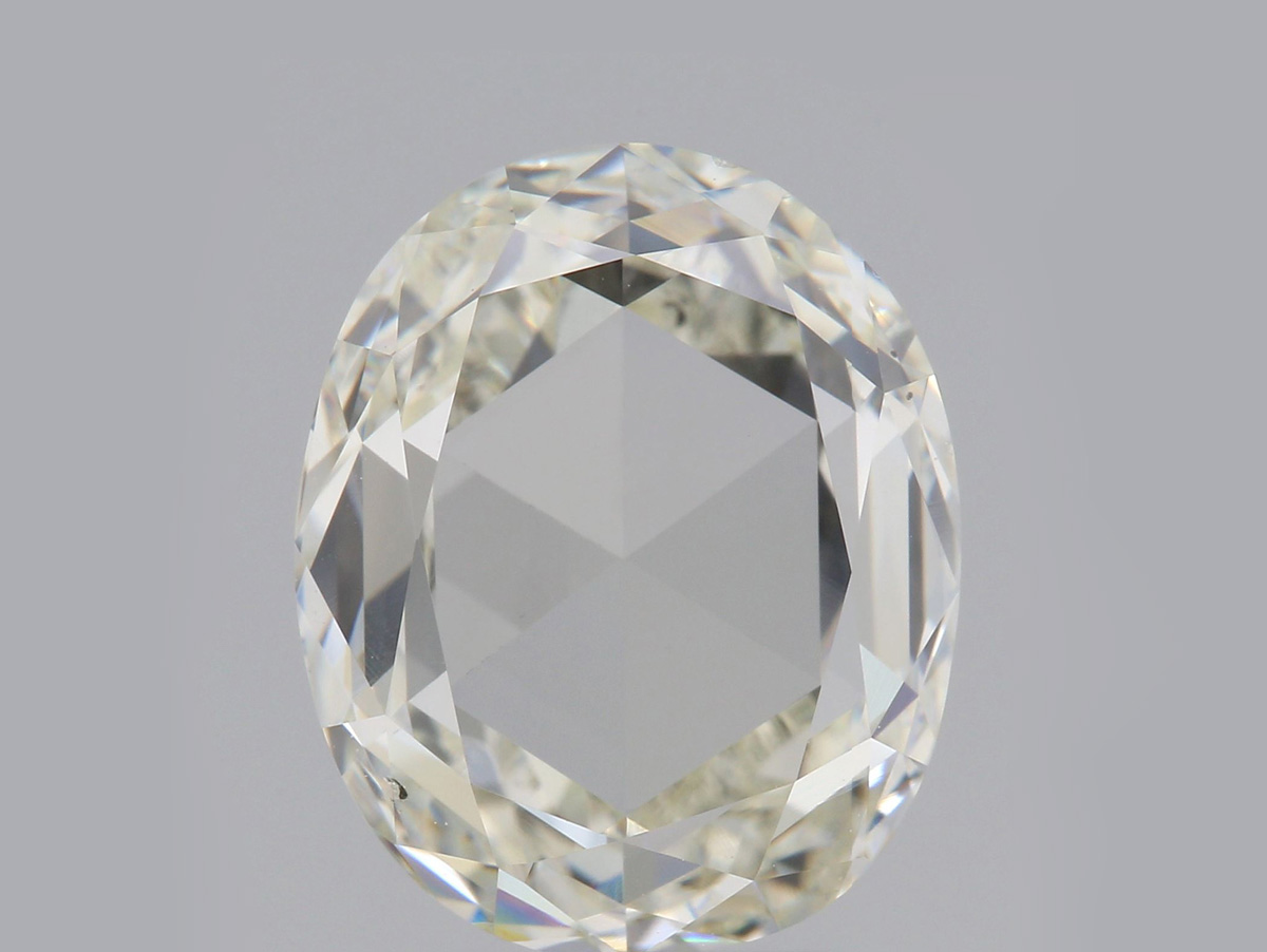 3.01 Carat Rose CutDiamond, H, VS1