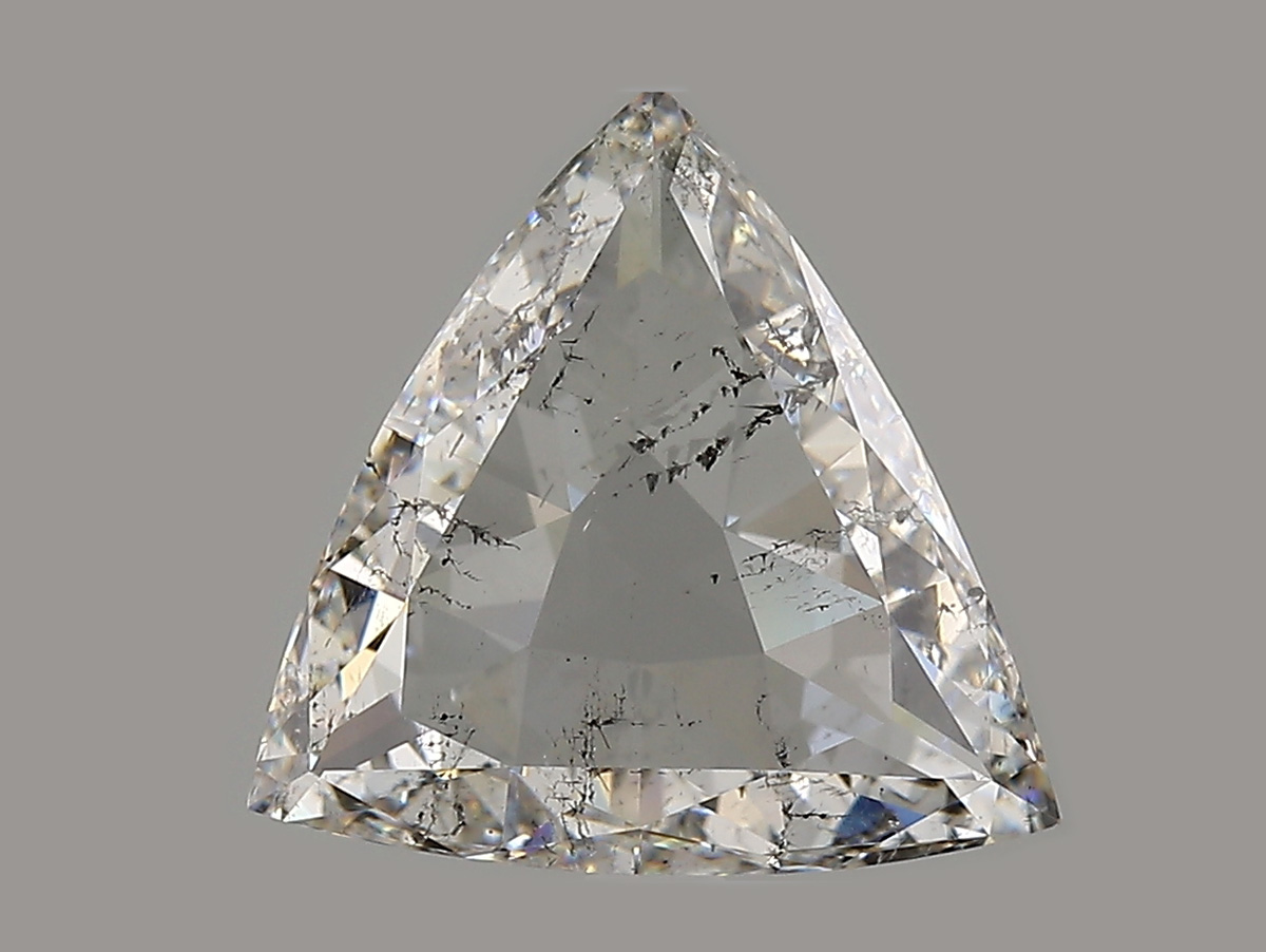 3.26 Carat Trilliant Diamond, F, SI2
