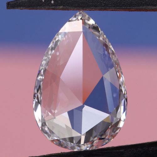 3.63 Carat Rose Cut Diamond, D, VS1