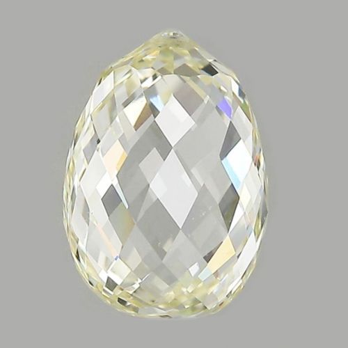 4.21 Carat Briolette Diamond, L, VS1