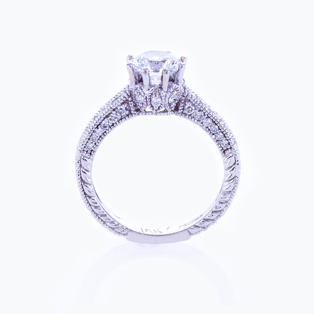 Eight-prong Engagement Ring Setting