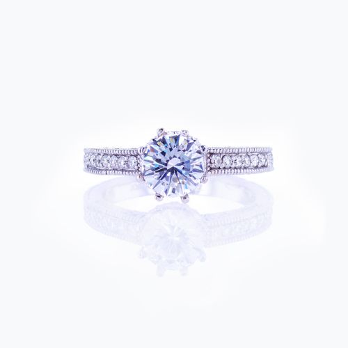 Eight-prong Engagement Ring Setting