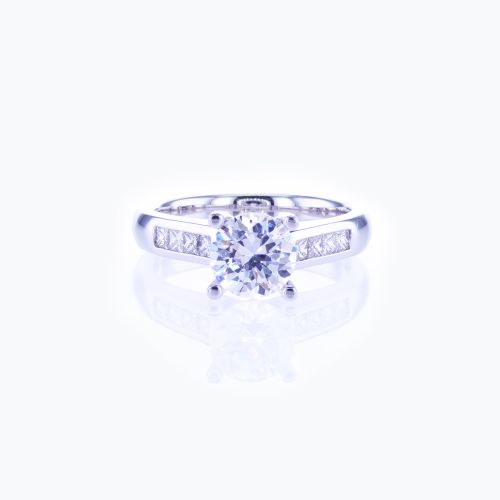 Dino Lonzano Channel-set Engagement Ring