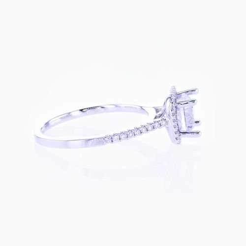 Dino Lonzano Classic Halo Engagement Ring