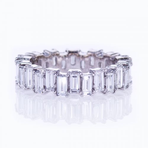 Dino Lonzano Baguette-cut Diamond Eternity Band