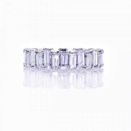 Dino Lonzano Baguette-cut Diamond Eternity Band