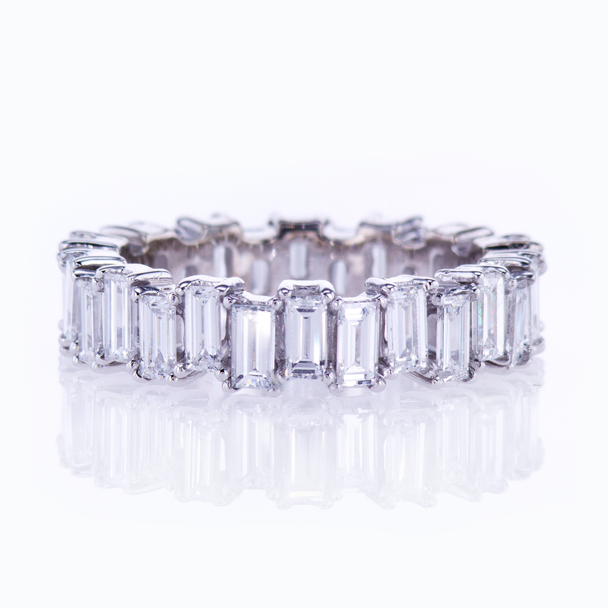 Dino Lonzano Baguette-cut Diamond Eternity Band