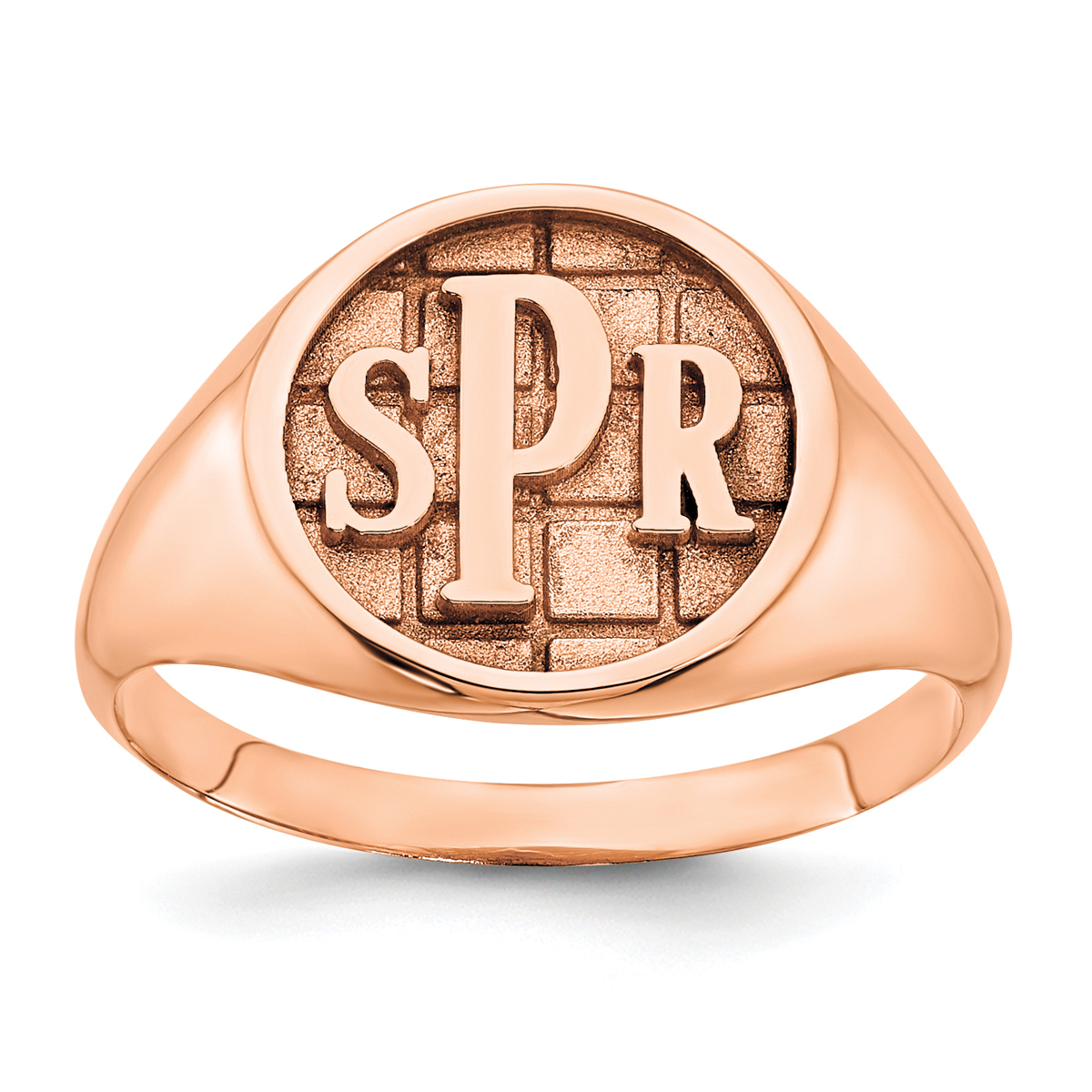 Custom Monogram Signet Ring