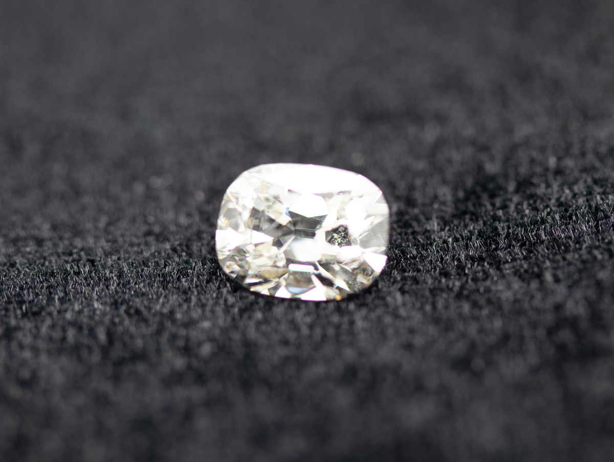 1.60 Carat Cushion Brilliant Diamond, H, VS1