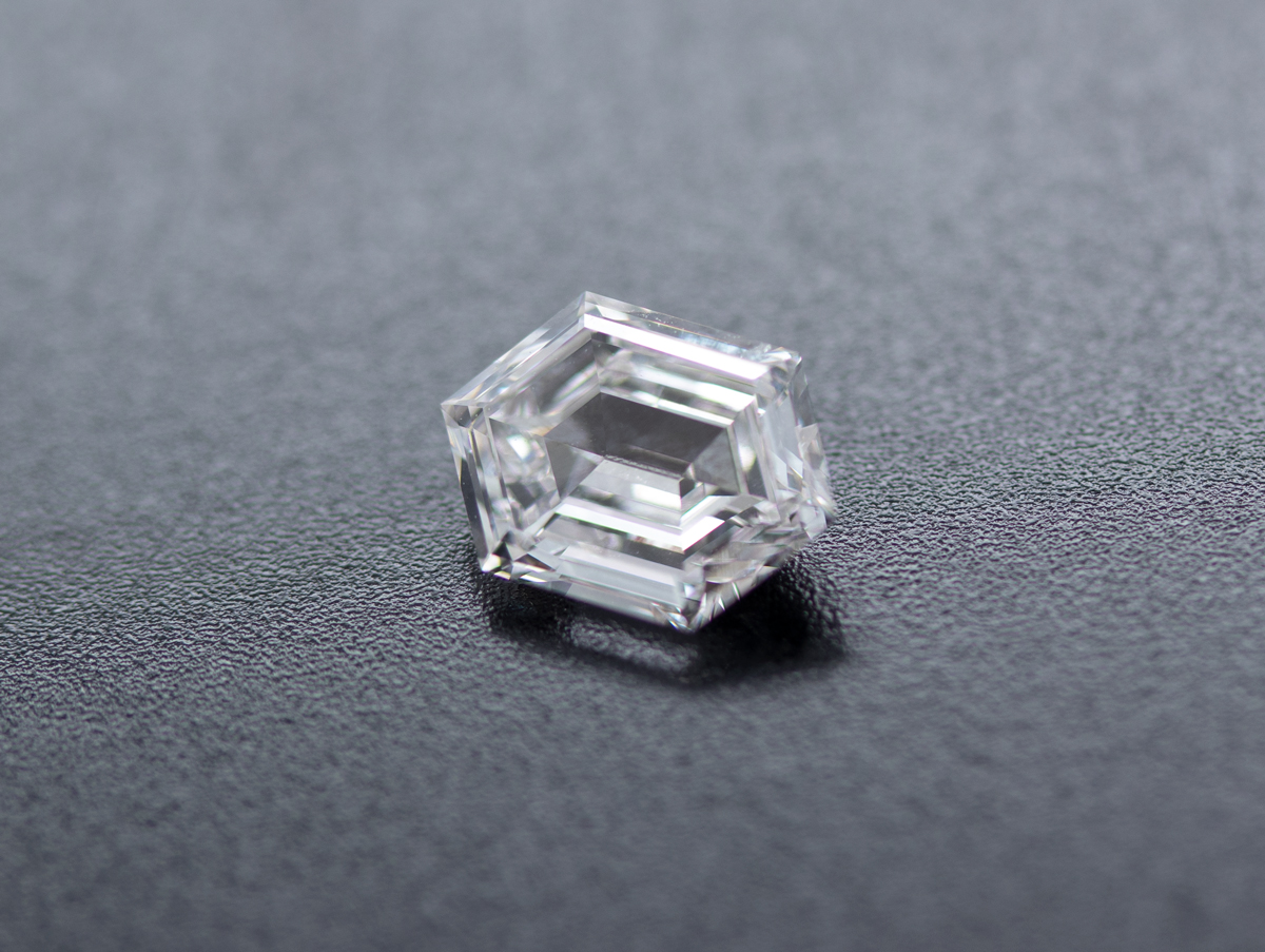 1.31 Carat Hexagonal Diamond, G, SI2