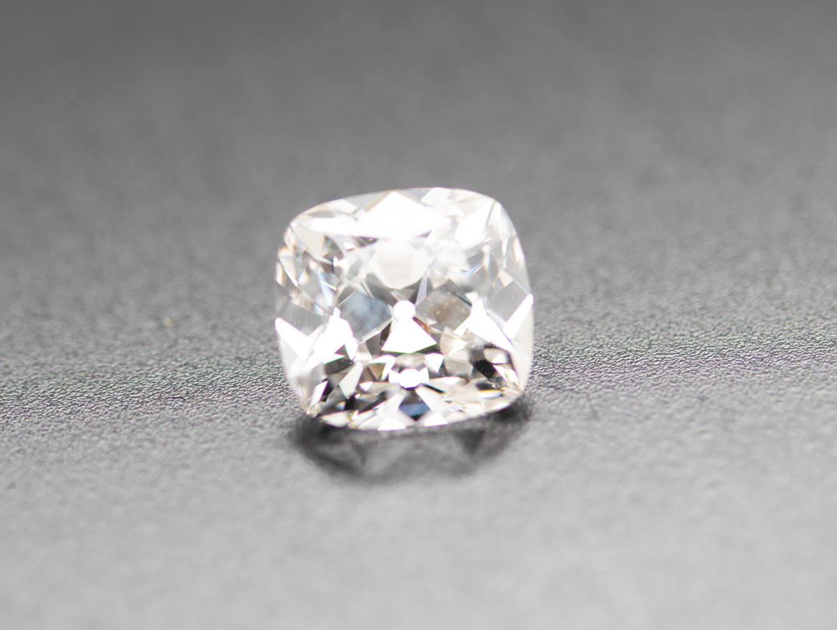 3.25 Carat Old Mine Cut Diamond, I, VVS2