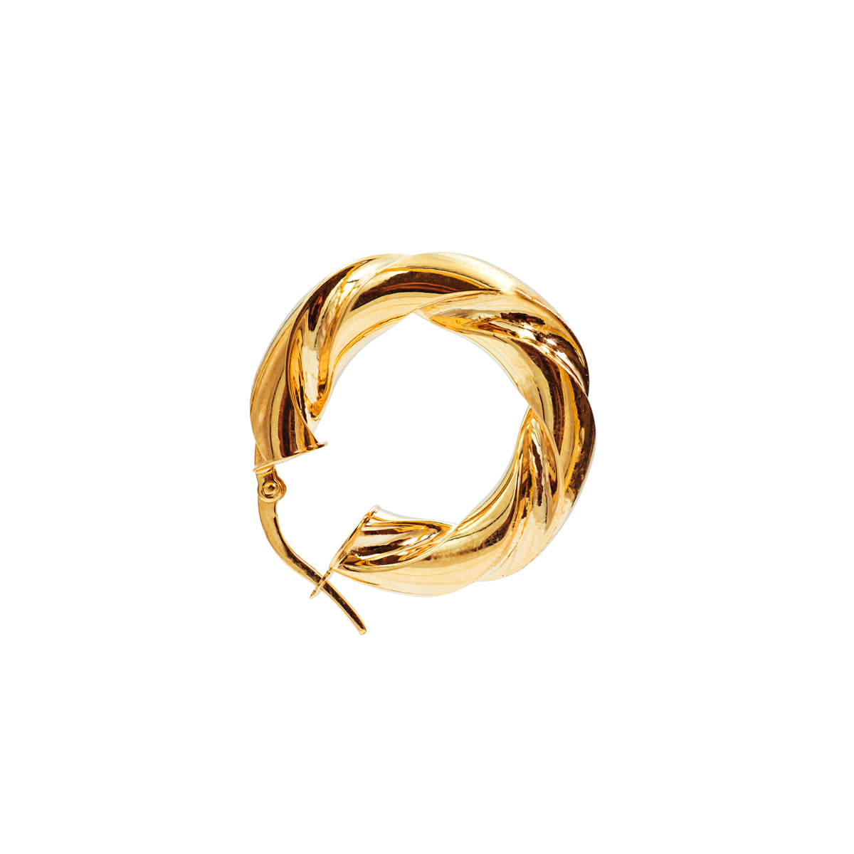 Flex Hoop Earrings in 14k Yellow Gold