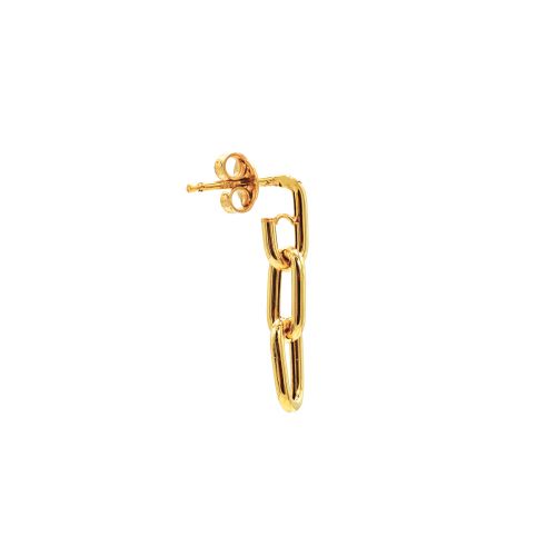 Chain Drop Earrings in 14k Yellow Gold
