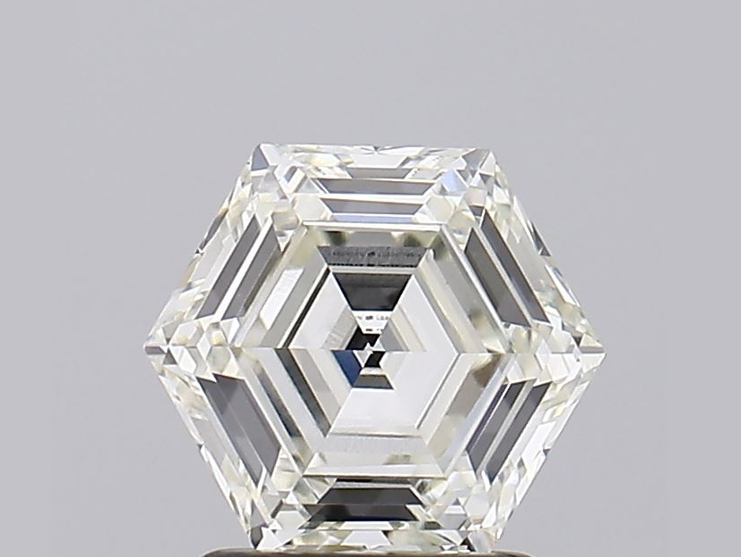 1.62 Carat Hexagonal Diamond, J, VS1