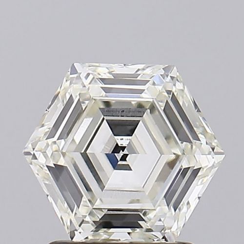 1.62 Carat Hexagonal Diamond, J, VS1