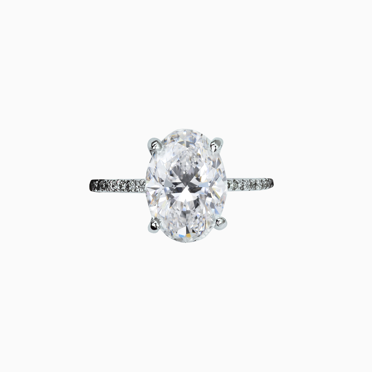 Dino Lonzano Signature Pave Engagement Ring