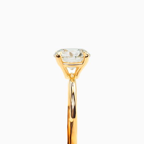 Dino Lonzano Signature Solitaire Engagement Ring with Lab-Grown Round Brilliant Diamond