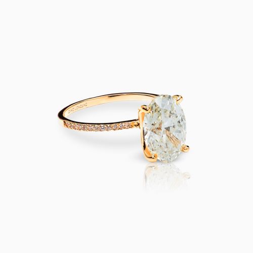 Dino Lonzano Signature Pave Engagement Ring