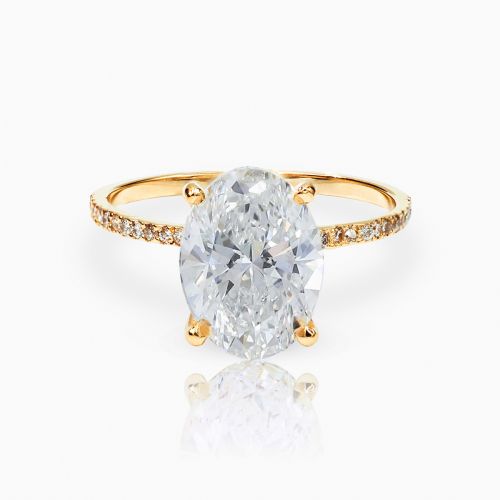 Dino Lonzano Signature Pave Engagement Ring