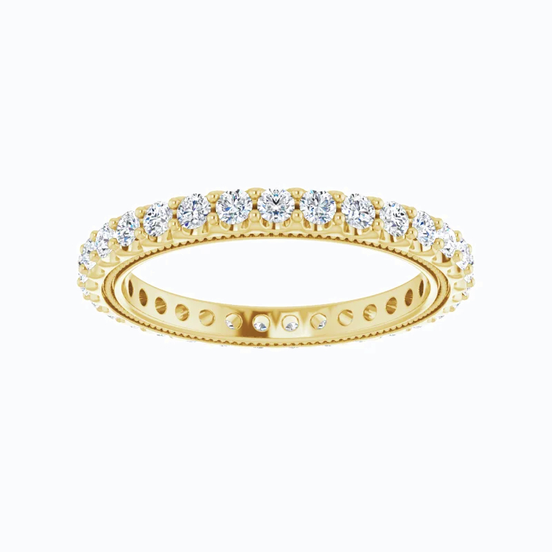 Classic Diamond Eternity Wedding Band, 0.9Cttw