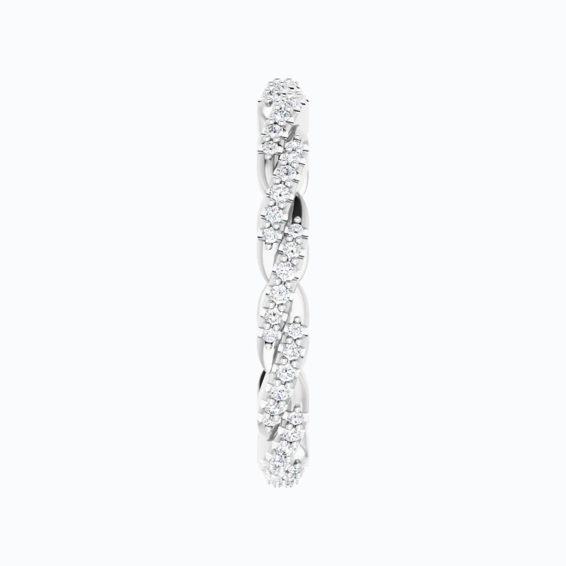 Diamond Modern Eternity Band Size, 14k Gold