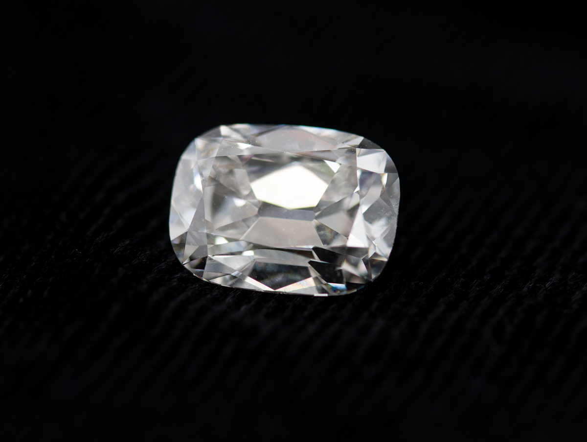 3.49 Carat Cushion Brilliant Diamond, F, SI1