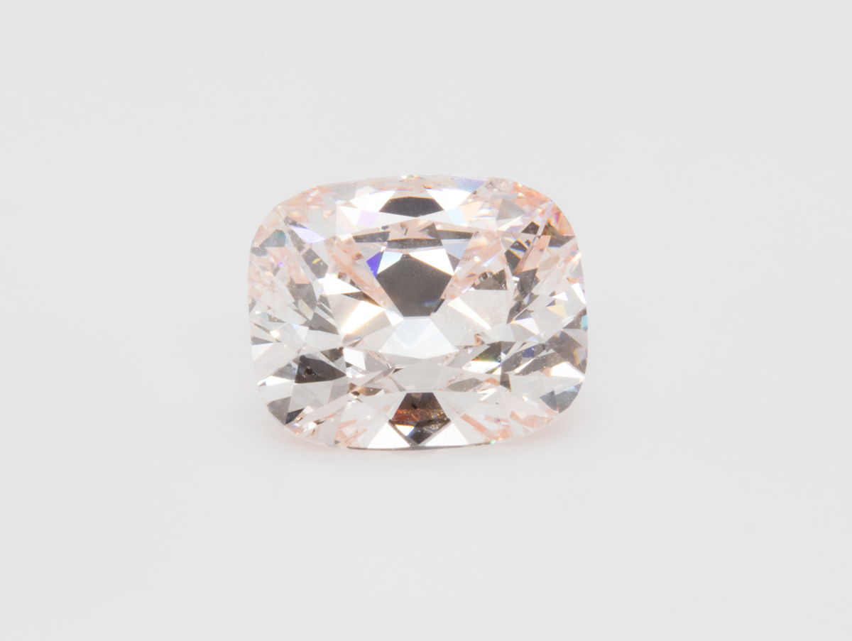 4.73 Carat Old Mine CutDiamond, Pink, SI2