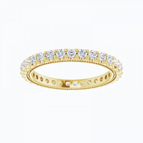 Classic Diamond Eternity Wedding Band, 0.9Cttw