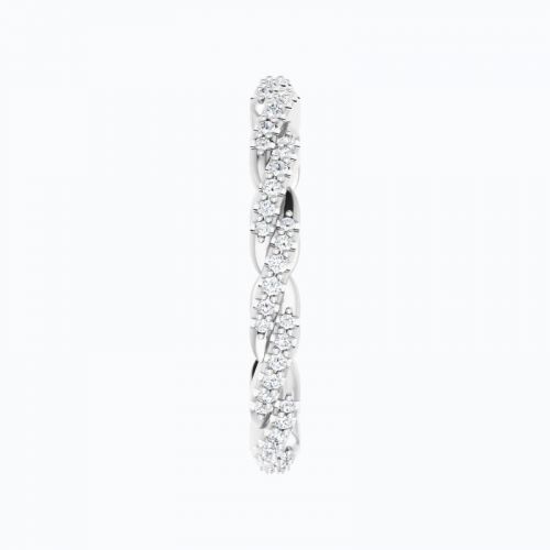 Diamond Modern Eternity Band Size, 14k Gold