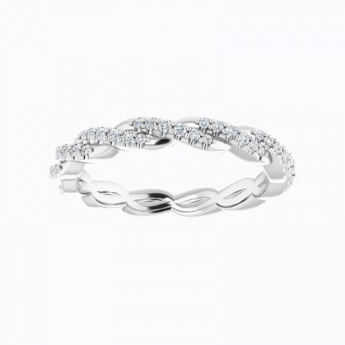 Diamond Modern Eternity Band Size, 14k Gold